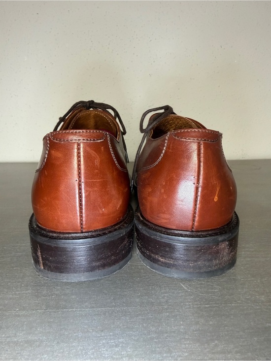 Bacco Bucci Italy Men\'s 8.5 D Brown Leather Square Moc Toe Oxford Dress Shoes main image 11